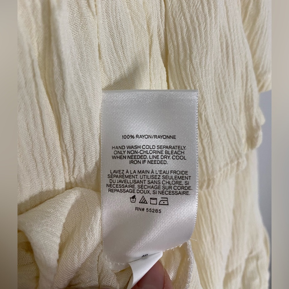 Express Ruffled Tube Top NWT - Picture 4 of 4